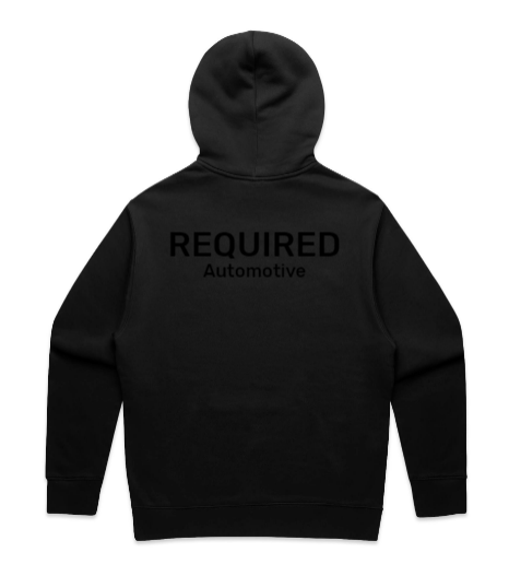 Required Automotive Hoodies (black writing)