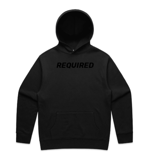 Required Automotive Hoodies (black writing)