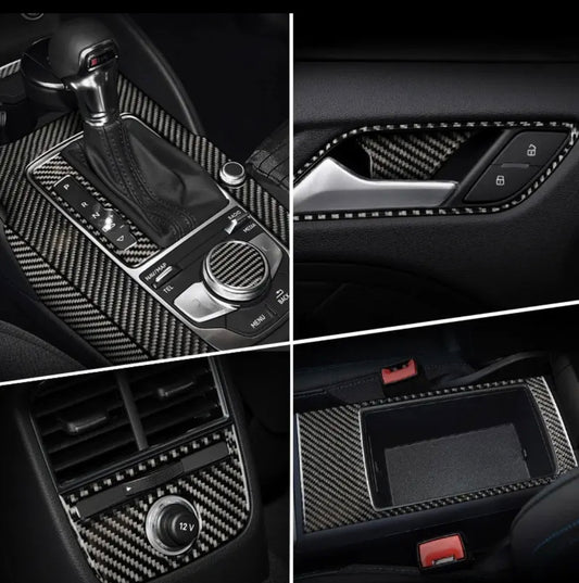 Audi A3 carbon fibre interior trim