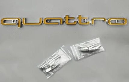 Audi Quattro Logo for  RS3 RS5 A6 RS4 RS6 A4 A5 Q7 S3 S7 A7 A8 Q3 Q5 RS7 A3