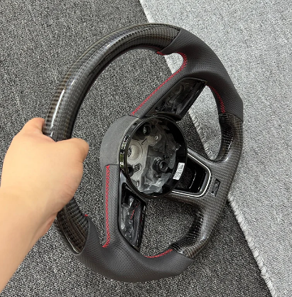 Fully Perforated Leather Steering Wheel