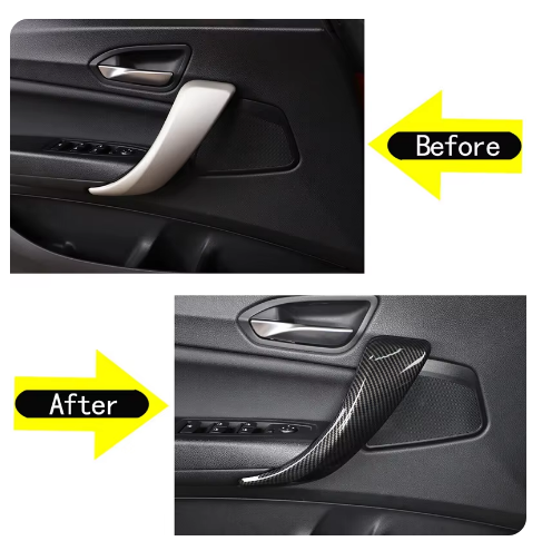 Carbon Fiber Style Inner Door Handle Cover