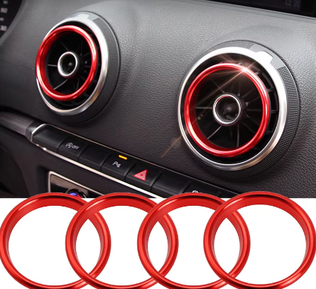 Audi Air Outlet Trim Inner Ring Cover Styling