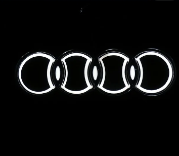 Audi light up badge