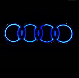 Audi light up badge