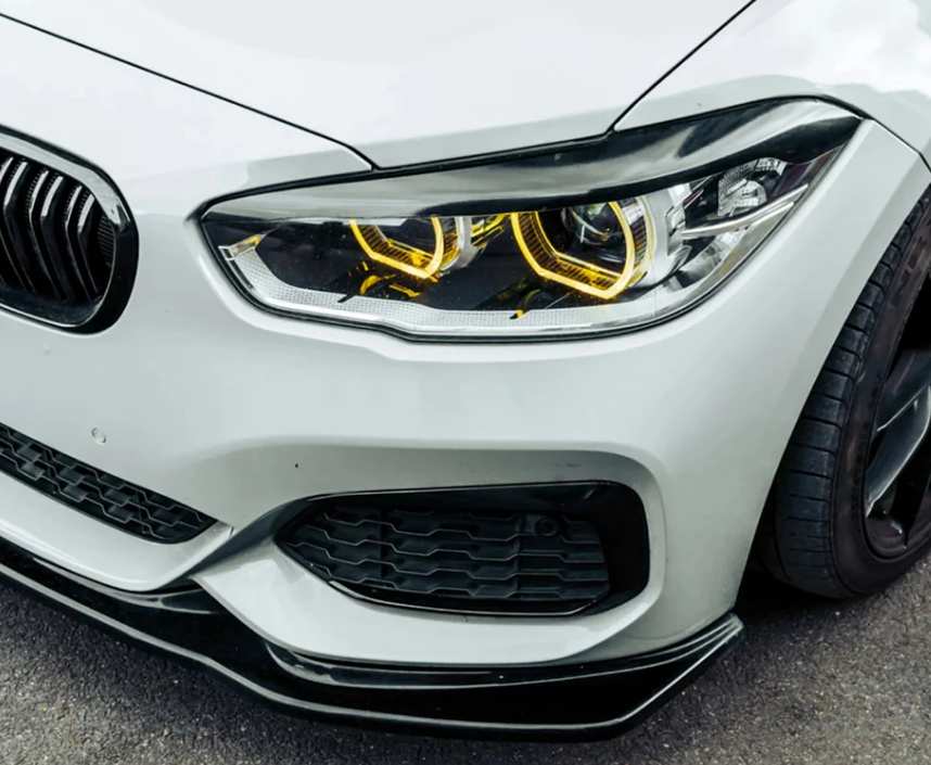 BMW 1 Series CSL Style Yellow Daytime Running Light (DRL) LED Module Set Adaptive and Non-Adaptive LED Headlights (F20/F21 LCI)